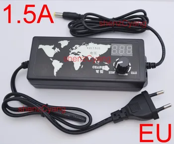 1GB regulējams 3 V-24 V, adapteris ar ekrānu no voltage3V/4.5 V/5V/6V /9V /13.5 V/15V 18 -24V 1,5 A 36W barošanas adatper