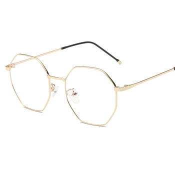 2018 jaunu metāla Vairogs, briļļu rāmji Sievietēm sieviešu Brīvā laika glassesClear Lēcas, Briļļu rāmji modes Lasīšanas brilles