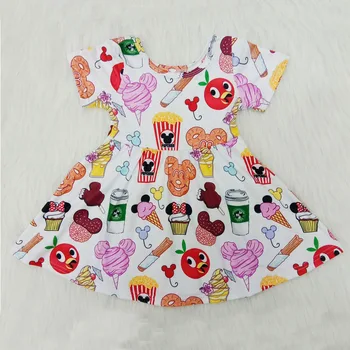2020. gada Modes Vasara, Bērniem, Baby Girl Apģērbu Karikatūra Peli Top +Polka Dot īsās bikses-Šorti Ikdienas 2GAB tērpi Boutique Meiteņu Apģērba Komplekts