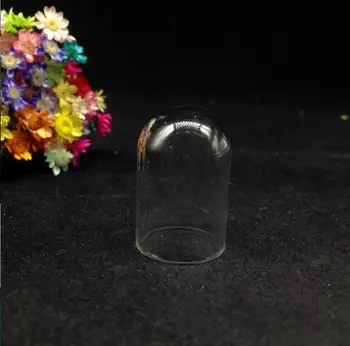 20pcs 30*20mm Skaidrs, tukšu stikla Ziņu Pudeli Caurules bell jar stikla pudelīte ar vāciņu dome lodveida burbulis diy kaklarota, kulons piederumi
