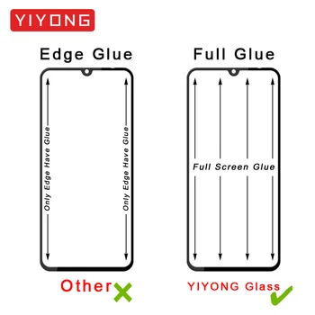25pcs/daudz YIYONG 5D Pilnu Glāzi Samsung Galaxy A8 A6 Plus 2018 A9 A9s A6s A8s A3 A5 A7 Līdz 2017. Rūdīta Stikla Ekrāna Aizsargs