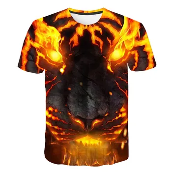 3D tiger Zēnu, Meiteņu T-krekls Karikatūra Izdrukāt meiteņu drēbes, T-krekls 