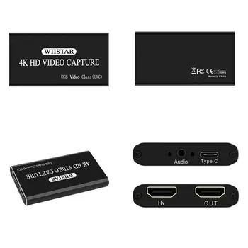 4K 30Hz HDMI, USB 3.0 Video 1080P Saderīgs Dzīvot Straumēšanas Video Spēli Grabber Windows OS X Operētājsistēmu