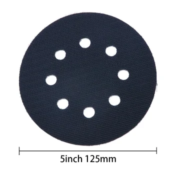5 Collu(izmantots 125mm) 8-Caurums Mīkstu Sūkli Interfeiss Spilventiņu Slīpēšana Spilventiņi un Hook&Loop Slīpēšanas Diski Nelīdzenas Virsmas Pulēšana