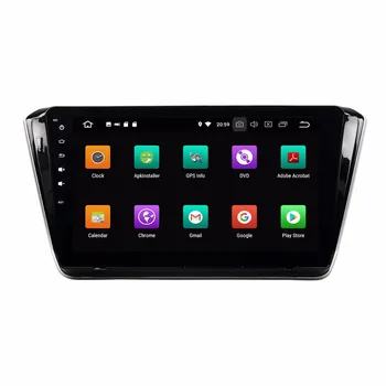 Android Auto Stereo Skoda Octavia A7 2013. - 2016. Gadam, Auto PC FM Radio, GPS Navigācija, Audio Video WiFi 4GB 10.1 collu DVD Nr.