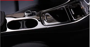 Auto Aksesuārs Mercedes Benz A/GLA/CLA Klase 200 220 260 W176 A180 JAUNU 3D Chrome Centra Konsoles Panelis Melns, Uzlīmes Apdare