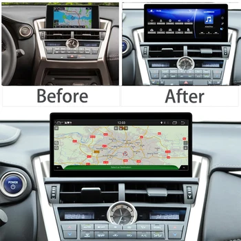 Auto gps Multimedia Player Lexus NX 200t 300h nx200T-2017 Android 9 Audio Radio Stereo autoradio GPS vienības Vadītājs Ekrāna BT