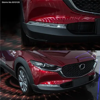 Auto Priekšā, Aizmugurējie miglas lukturi, lampas rāmis Melns, Foglight Lampas Toni Rāmja Apdare Priekš Mazda CX30 CX-30 2020 2021 Auto Piederumi