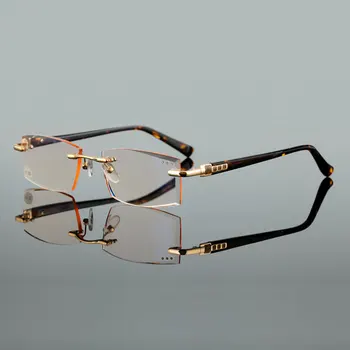 Bez apmales Anti Zilā lasīšanas brilles sieviešu augstās kvalitātes griešanas vecuma tālredzība lēcas modes presbyopic brilles hyperopia vīriešiem