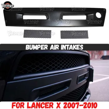Bufera gaisa vados, lai Mitsubishi Lancer 10 2007-2010 ABS plastmasas spilventiņi skropstas uzacis attiecas apdare piederumi car styling meklēšana