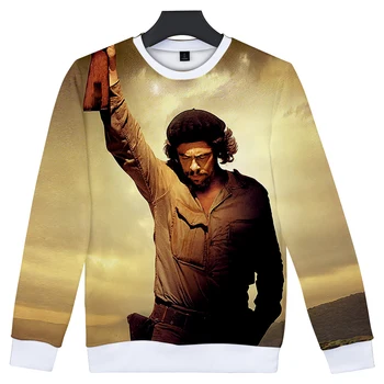 Che Guevara 3D Iespiesti 2019 Jaunu Modes Hoodies sporta Krekls Sieviešu/Vīriešu ar garām Piedurknēm ar Ikdienas pelēkā vārna sporta Krekli Streetwear Tracksuit