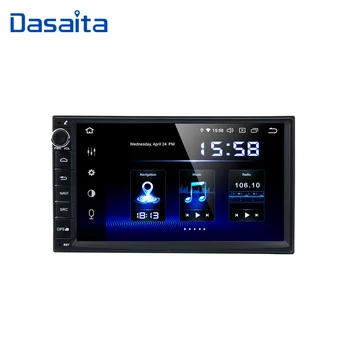 Dasaita Android 10.0 Auto Double Din Auto Radio 4*50W Universālā par Nissan Qashqai, X-Trail Patruļas Tiida Otrādi Livina Navara NP300