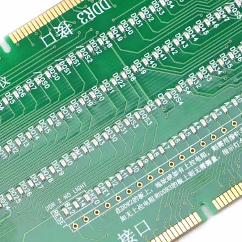 DDR2 un DDR3 2 in 1 Illuminated Tester ar Gaismas Desktop Mātesplatē Integrālās Shēmas