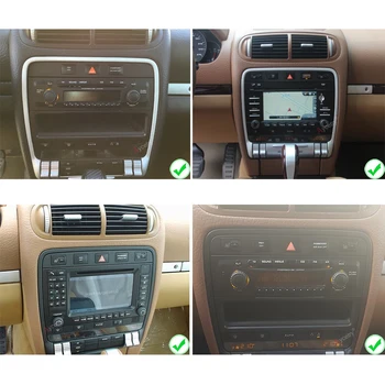 DSP IPS 2 Din Android 10 Auto DVD Multimediju Atskaņotājs, GPS Navigācija, par Porsche Cayenne, 2003. - 2010. Gadam fm Radio stereo Galvas vienības obd2