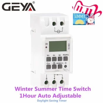 GEYA TS-GE2 Ziemas Summertime 1 Automātiska Regulēšana Programmējams Taimeris Dienas Nedēļā Digitālo Laiks Kontrolieris 16A 220V