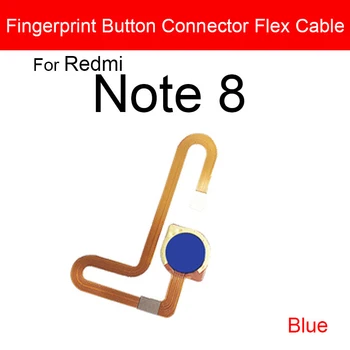 Home Pogu, Maināma Lente Kabelis Xiaomi Redmi 8. Piezīme Izvēlnes Taustiņu Pirkstu Nospiedumu Atpazīšanas Sensors Flex Kabelis Remonts Nomaiņa