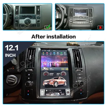 Infiniti FX35 FX45 2004. - 2008. gadā Radio Android 9 Tesla Stereo Bezvadu Carplay GPS Navigācijas DSP Auto Multimediju Atskaņotājs