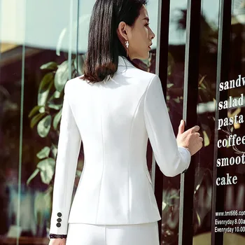 Jaunu Karjeru Modes Sieviešu Žakete Ar Garām Piedurknēm, Elegants Oficiālu Slim Žaketes Biroja Dāmas Plus Lieluma Darbu Valkā