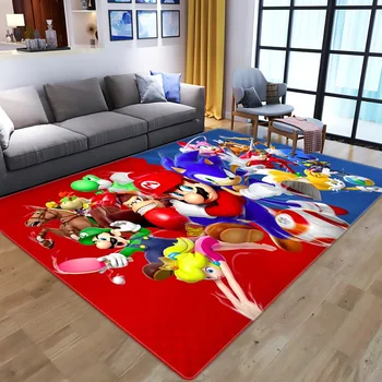 Karikatūra 3D Anime Izdrukāt Mājās Paklājus viesistaba, Guļamistaba, plaša Teritorija Paklāju Bērni spēlē Grīdas Paklājs Bērnu Lielo Paklāju Ziemassvētku dāvanu