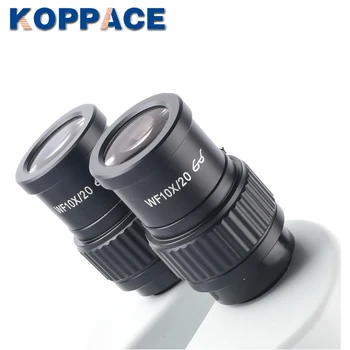 KOPPACE 3,5 X-90X Liela Platforma Nepārtrauktu Tālummaiņu Trinokulara Stereo Mikroskopu, Mobilo Telefonu Remonts Mikroskopa