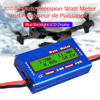 LCD Ekrāna Ciparu Wattmeter Augstas Precizitātes Jaudas Mērītāju RC Watt Metru Līdzsvaru Sprieguma Akumulatora Līdzsvarotāja Lādētāju, Instrumenti,
