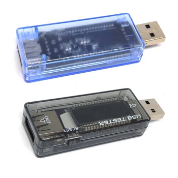 LCD USB Detektoru USB Voltu Strāvas Spriegumu Ārsts Lādētāja Jauda Testeri Skaitītājs Voltmetrs Ammeter Power Bank Plug