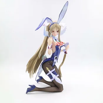 Lielo Izmēru Anime Dzidri Balts Burvju Meitene Saistošu Dzimtā Fugire Seksīga Meitene Modeli, Bunny Girl Misas Suzuhara RAITA Kolekcijas Rotaļlietas 29cm
