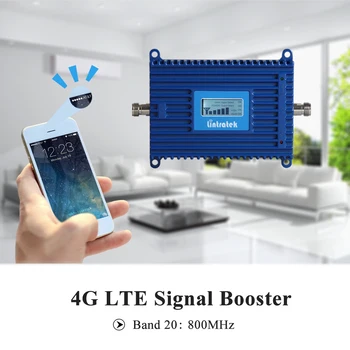 Lintratek 4G LTE Signāla Atkārtotājs Pastiprinātājs 800MHz Joslas 20 70dB Iegūt 4G LTE 800MHz Mobilo Šūnu Telefonu Signāla Atkārtotājs Pastiprinātājs @