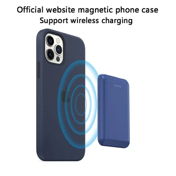 Magnētiskā Bezvadu Lādēšanas dārgumu Magsafe iphone 12 12pro Max 12mini Ultra-plānas Magnēts Lādētāja Jauda Banka 5000mah Bateriju