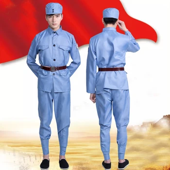 Militāro Sieviešu Formas Tērpu Astotā Maršruta Armijas Uniformā Red Aizsargi Apģērbs Jaunu Ceturto Armijas Tērps Koris Deja Kostīmu Cosplay
