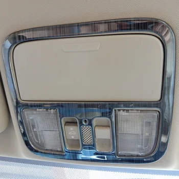 Nerūsējošā Tērauda priekšējais rearceiling dome jumta lūku lasīšanas gaismas lampa apdares nosedzošais ietvars priekš Honda CRV CR-V 3 2007 2008 2009 2011