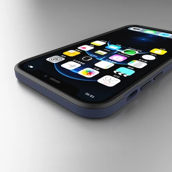 Slim Silikona Buferi Gadījumā, iphone 12 Pro Max 12Mini Luksusa Elastīgas, Plānas Triecienizturīgs Anti-Slip Mīksts Rāmis Piederumi