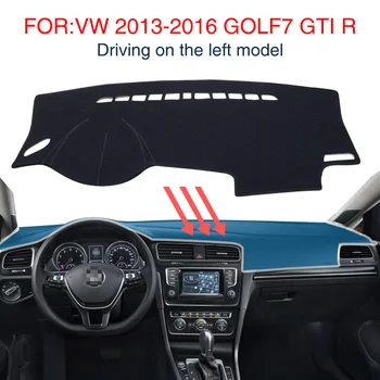 Smabee Dash Mat Dashmat Melnā Volkswagen GOLF 7 GTI R 2013 - 2019 GOLF7 Paneļa Pamatni, Paklāju Segumu Izolācija mat Automobiļu