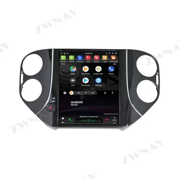 Tesla Ekrāna Android 9.0 Auto Multimedia Player VW Volkswage Tiguan 2010-2016 auto GPS Navigācija Audio Radio stereo galvas vienības