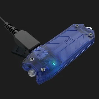 Top Pārdošanas NITECORE Caurules Kabatas Lukturīti Ūdensizturīgs Pārnēsājams Gaismas Micro-USB Lādējamu EDC Mini Gaismas Svars 10Color KeyLamp