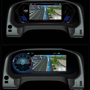 Toyota Land Cruiser Prado J150 2009~2020 Android LED mērinstrumentu Paneļa, Paneļa Izklaides Sistēmas auto informācija