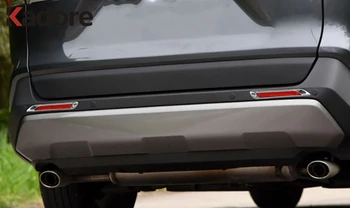 Toyota RAV4 RAV 4 2019 2020 2021 ABS Chrome Aizmugurējais Atstarotājs Gaismas Miglas Lukturi Vāka Uzlīme Apdare, Apdares Eksterjera Aksesuāri