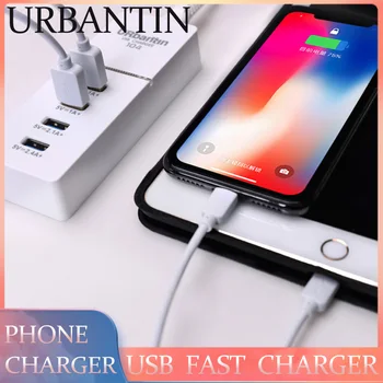 Urbantin 4 USB Fast Charger Portatīvo Mobilo Telefonu, Maksa Par iPhone, Samsung, HUAWEI USB MUMS Plug AU UK ES pagarinātāju Lādētāju