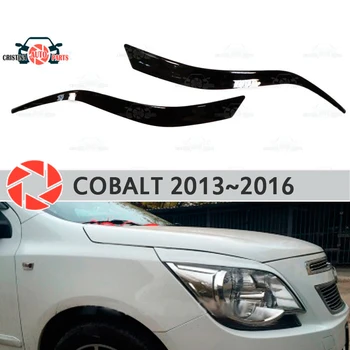 Uzacis par Chevrolet Kobalta 2013~2016. lukturi skropstas skropstu plastmasas līstes apdare, apdares pārsegi auto stils