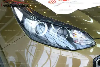 Uzacis uz lukturiem, par Kia Sportage IV 2016 - ABS plastmasas skropstas skropstu molding apdare auto tuning styling piederumi