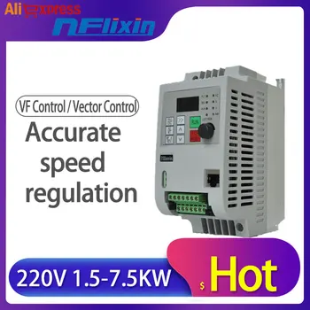 VFD 1.5 KW/2.2 KW/4 KW VFD inverter frekvences pārveidotājs, frekvenču invertoru mehānisko ZW-AT1 3P 220V Izejas wcj5.