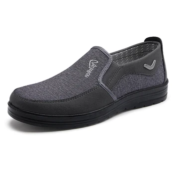 Vīriešu Ikdienas apavi Paslīdēt uz Mokasīni Plus lieluma 38-48 Pasniedzējiem Pieaugušo Elpojošs Laivu Audekla kurpes vīriešu kurpes