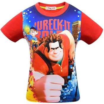 Zēni, Bērnu drēbītes, Vanellope Von Schweetz Wreck Tas Ralfs 2 T-kreklu Ralfs Pārtraukumiem Interneta Apģērbu Puika Bērniem Topi