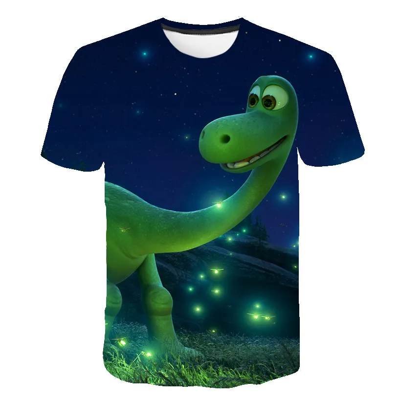Jaunu 3D dinozauru Zēni/meitenes T-krekls Bērniem, dzīvnieku T-krekls Vasaras Īsām Piedurknēm Gadījuma cute Baby zēnu drēbes Top Bērnu Apģērbs