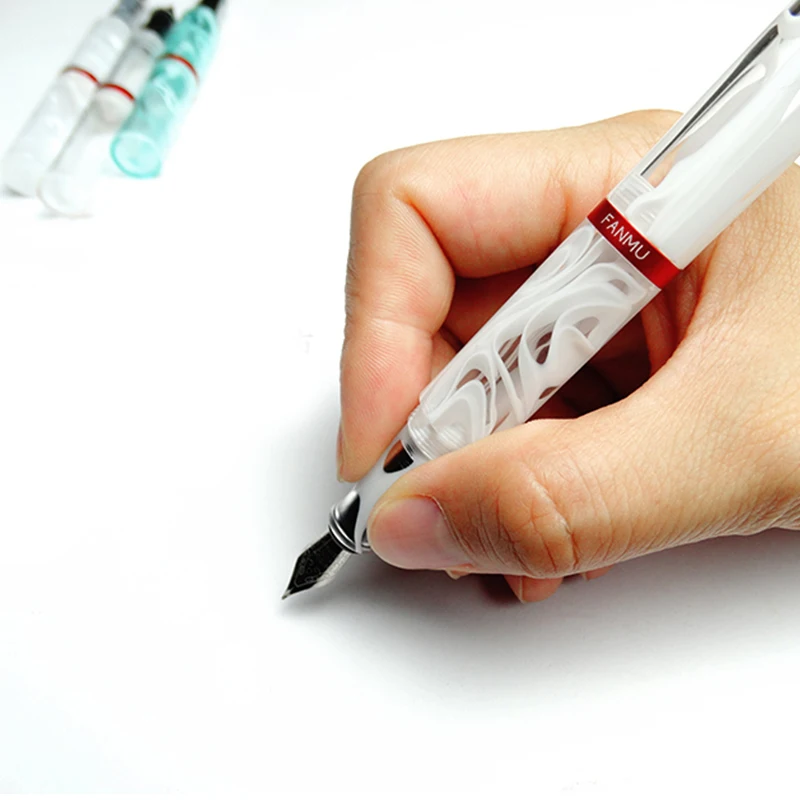Wancai FUNMU Mini Strūklaka Pildspalva Caurspīdīgs Kabatas Lieluma Ceļojumu Īss Pen F Nib 0.5 mm Eyedropper Strūklakas Pildspalvas Tintes Pildspalvas un Kancelejas preces