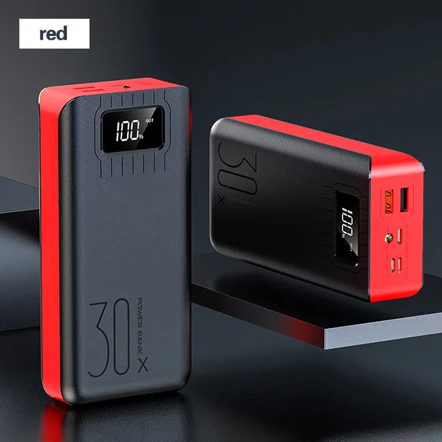 Power Bank 50000mAh Micro USB Lielas Jaudas LED Displejs Portatīvo Ārējo Akumulatoru Lādētāju viedtālruņus iphone 12 Pro Plus