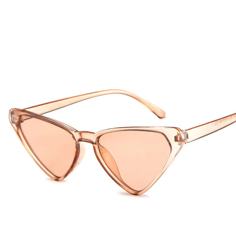 Kaķu acīm saulesbrilles sieviešu modes zīmola dizainu, vintage, retro trijstūra veidā black oculos feminino Seksīgu Sieviešu, saules brilles UV40