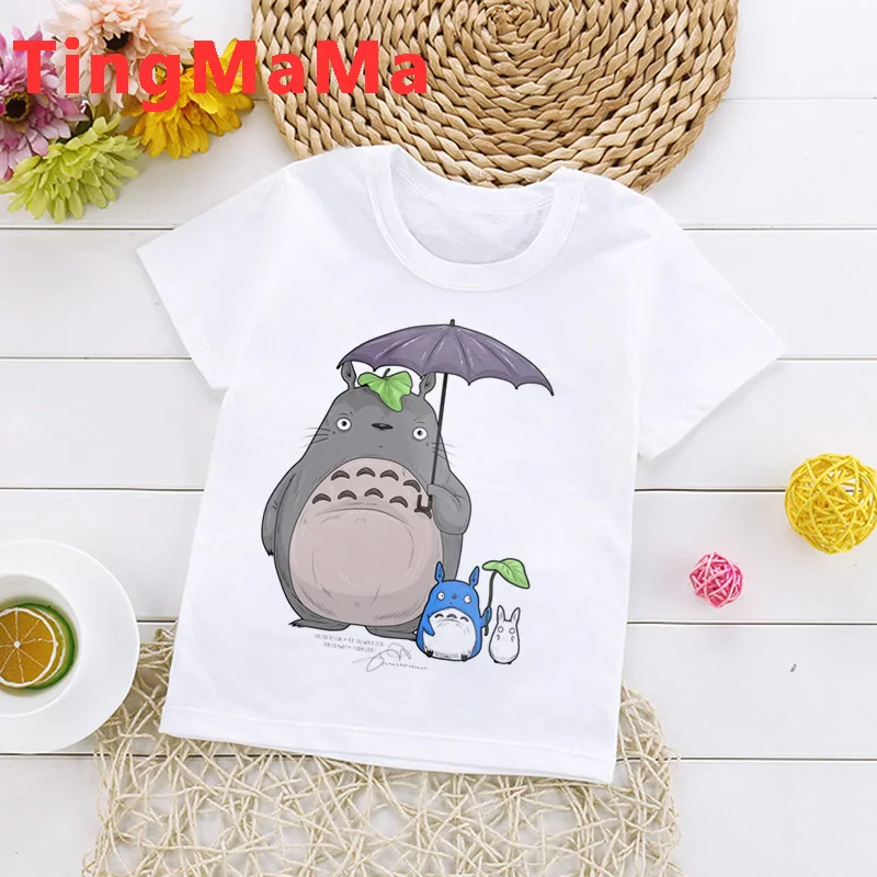 Totoro Dedzīgs Prom Studio Ghibli zēniem, bērniem liels apnikt, drēbes, t-krekls, grafiskais dizainers karikatūra enfant fille apģērbs meitenēm