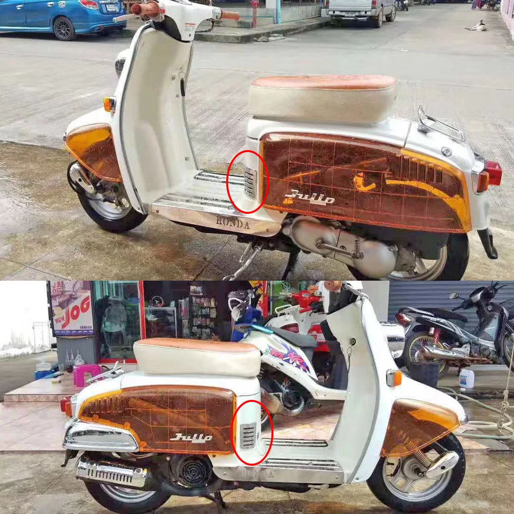 HONDA Hulio AF52 motociklu, motorolleru apšuvuma piederumi pedāļi, ventilācijas neto sēž mucā shell linuma acu ventilācijas tīklu