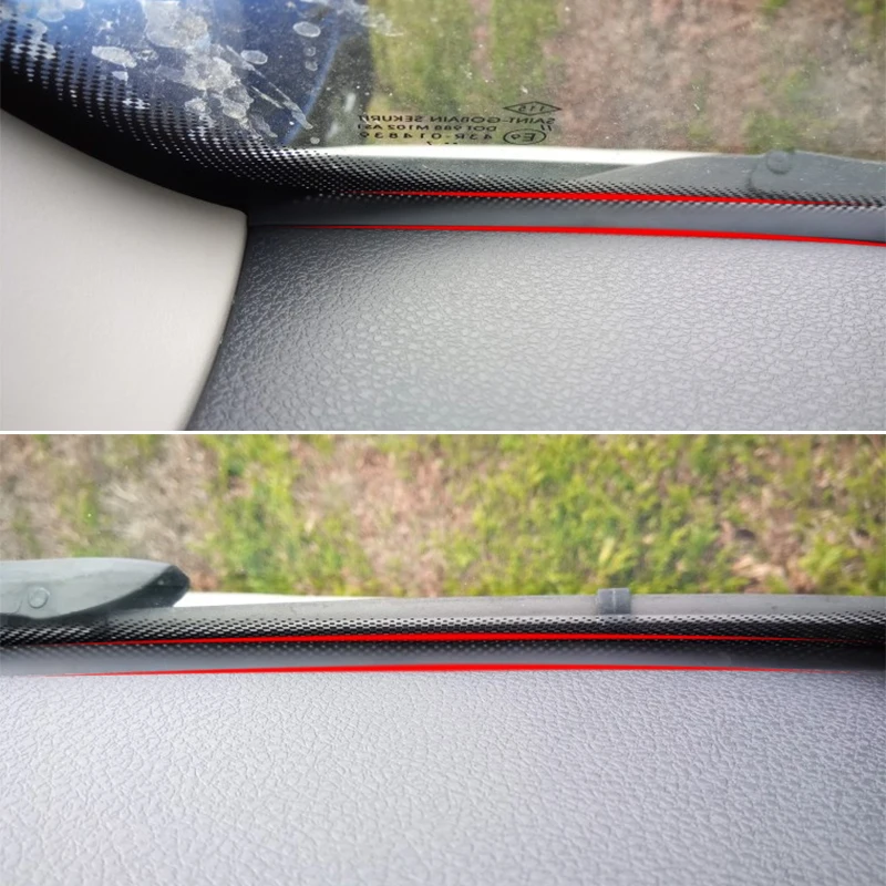Auto Stils Gumijas Anti-Noise skaņu necaurlaidīgi nepievelk putekļus Auto Paneļa pie Vējstikla Blīvējuma Sloksnes Piederumi Volvo XC40 2018 2019
